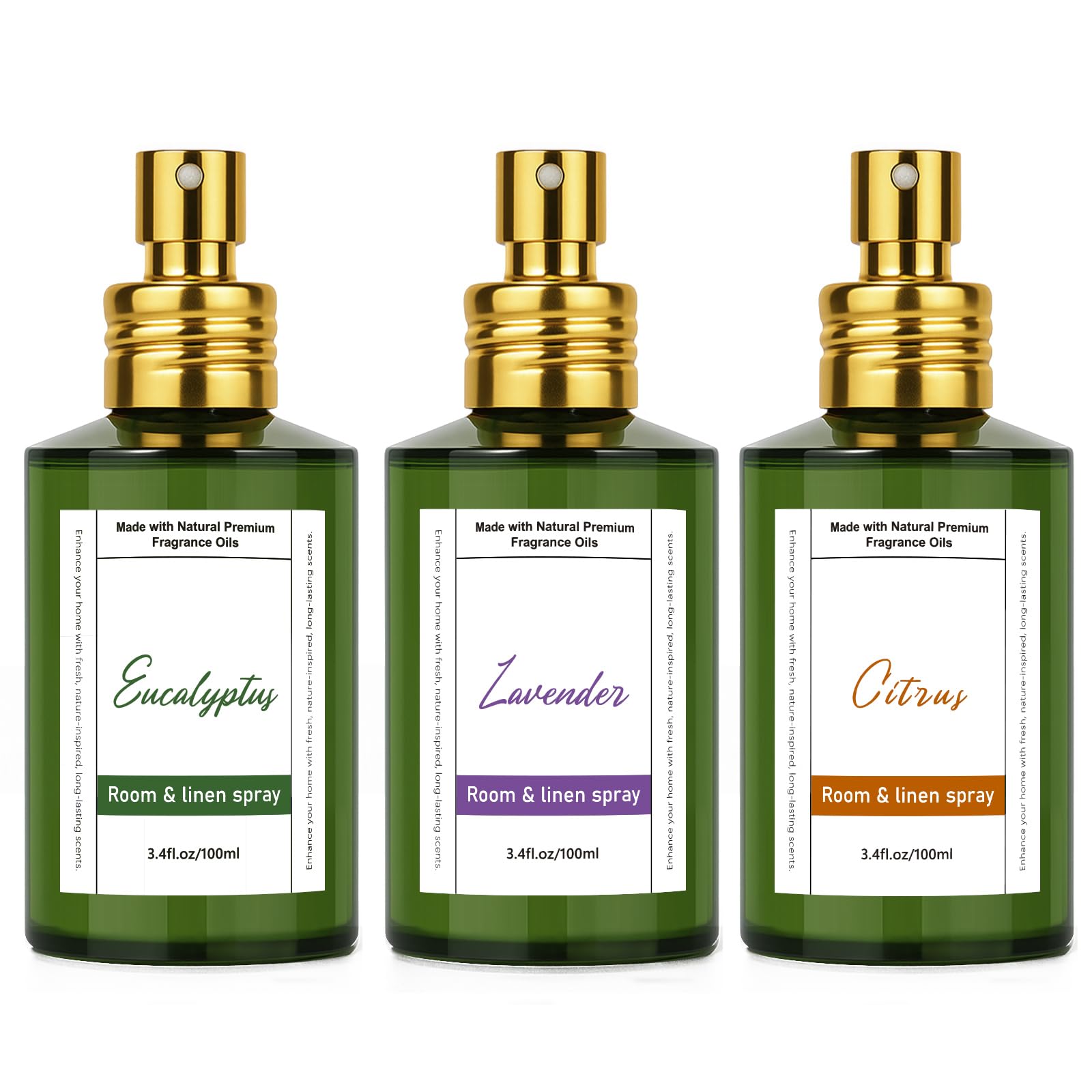 Citrus scented room spray 100ml 3 pack