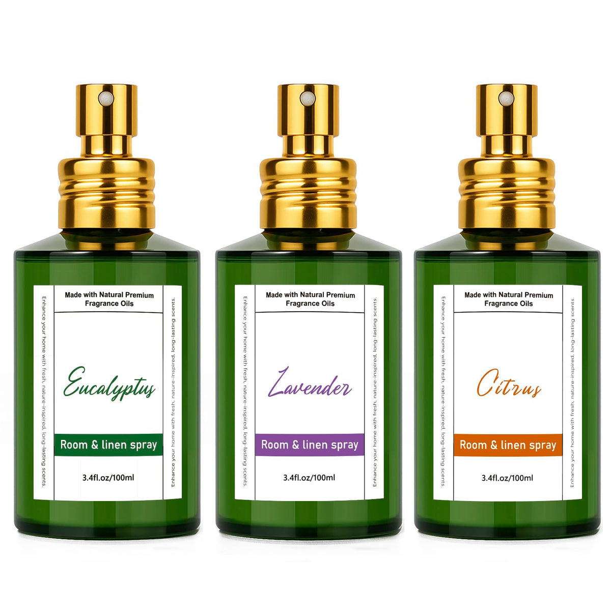 Citrus scented room spray 100ml 3 pack