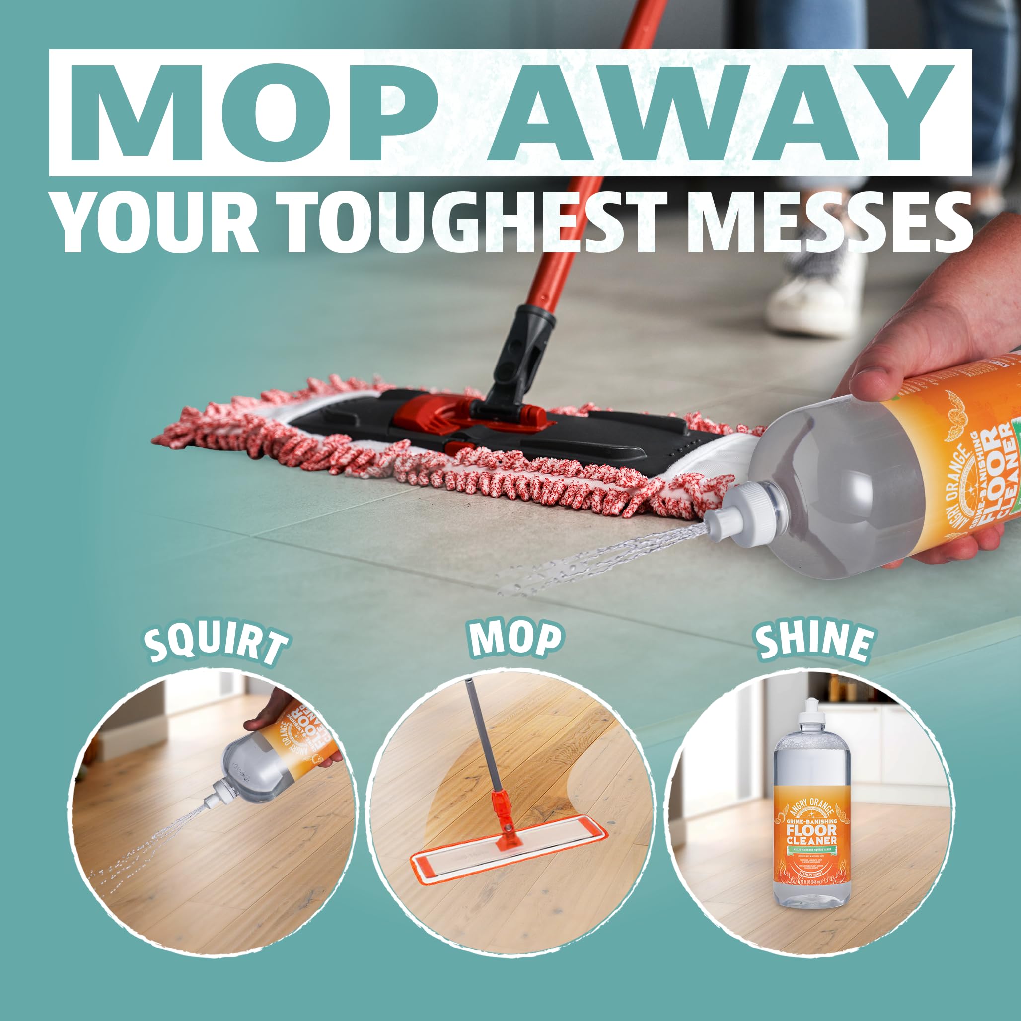 Value pack angry orange hardwood cleaner 32 oz