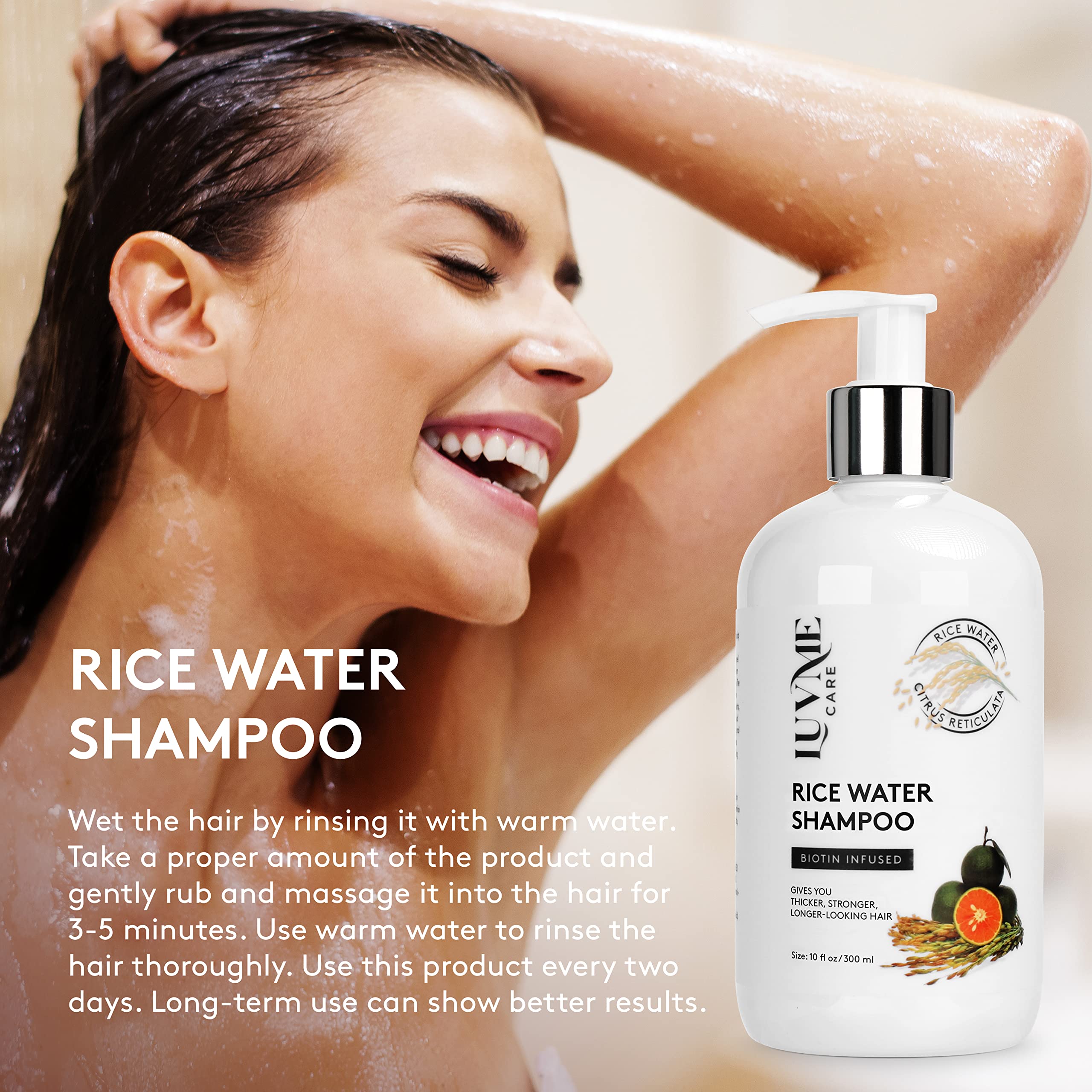 Shampoo with citrus reticulata peel and ginger root ingredients