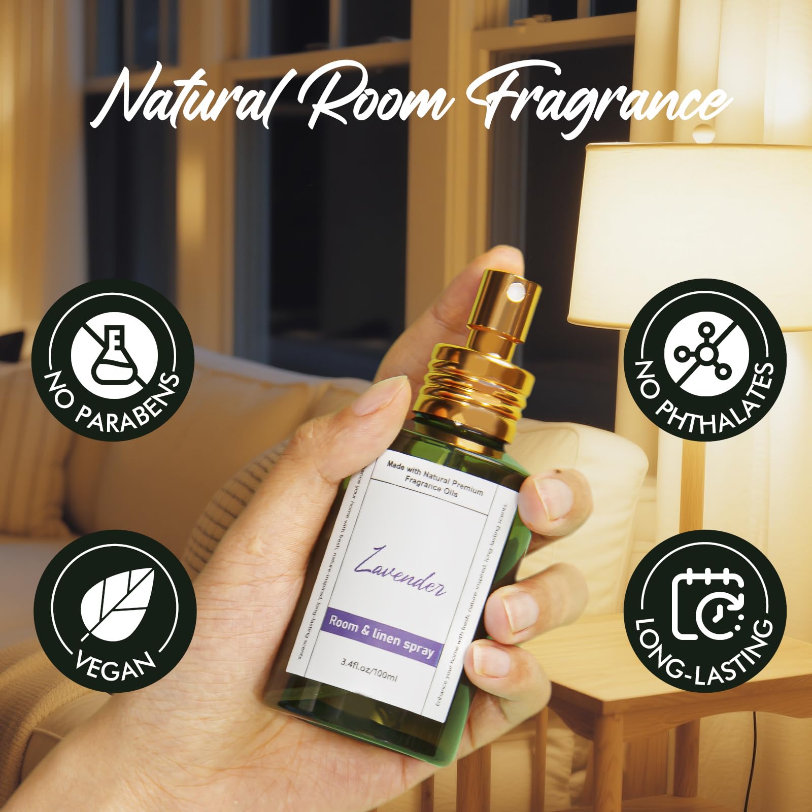 Multi purpose room spray for home and kitchen