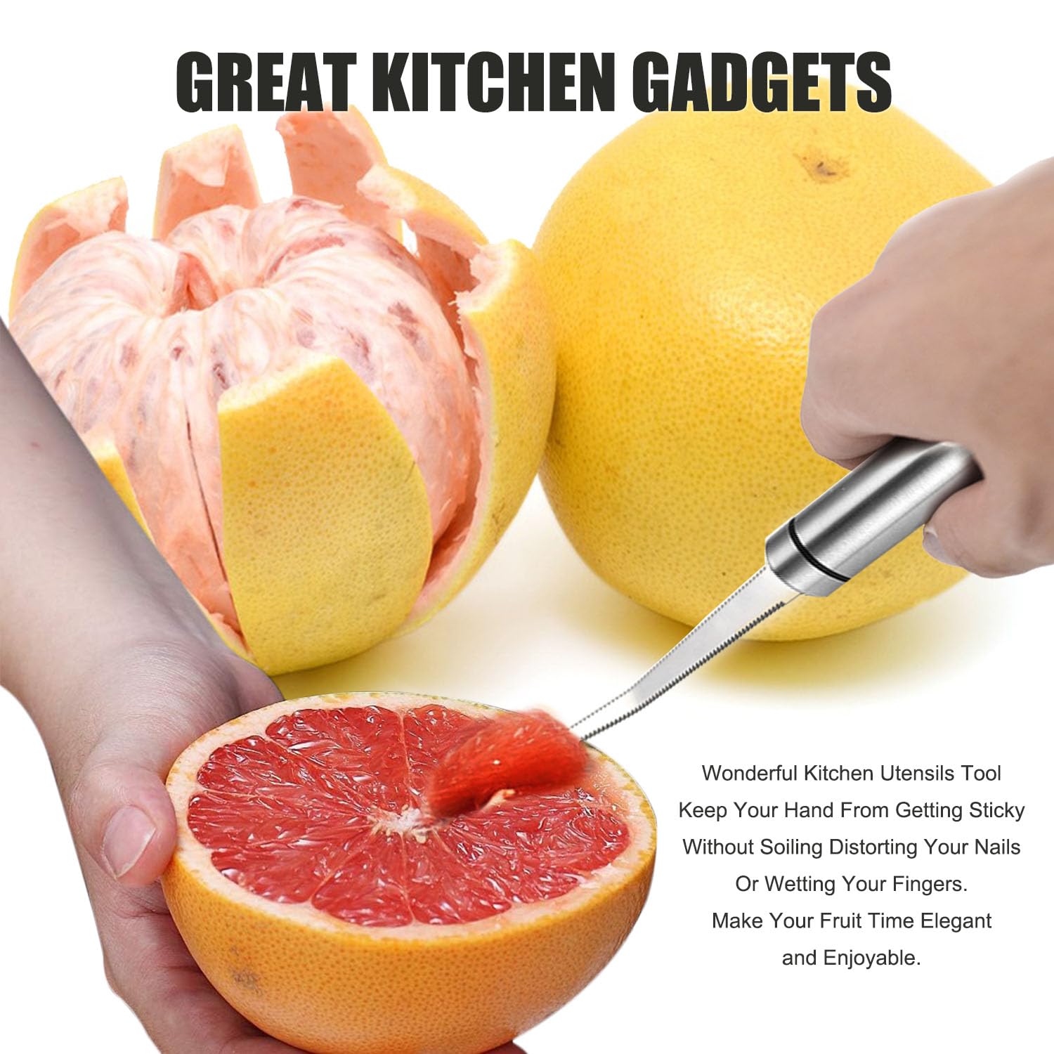Citrus and fruit utensils for lemon kiwi lime and pitaya
