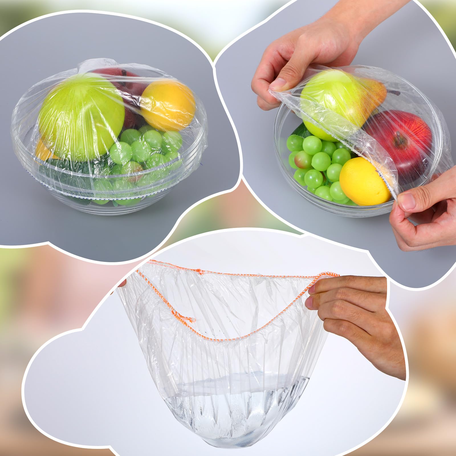 Ckhoid plastic bowl covers 14 inch size
