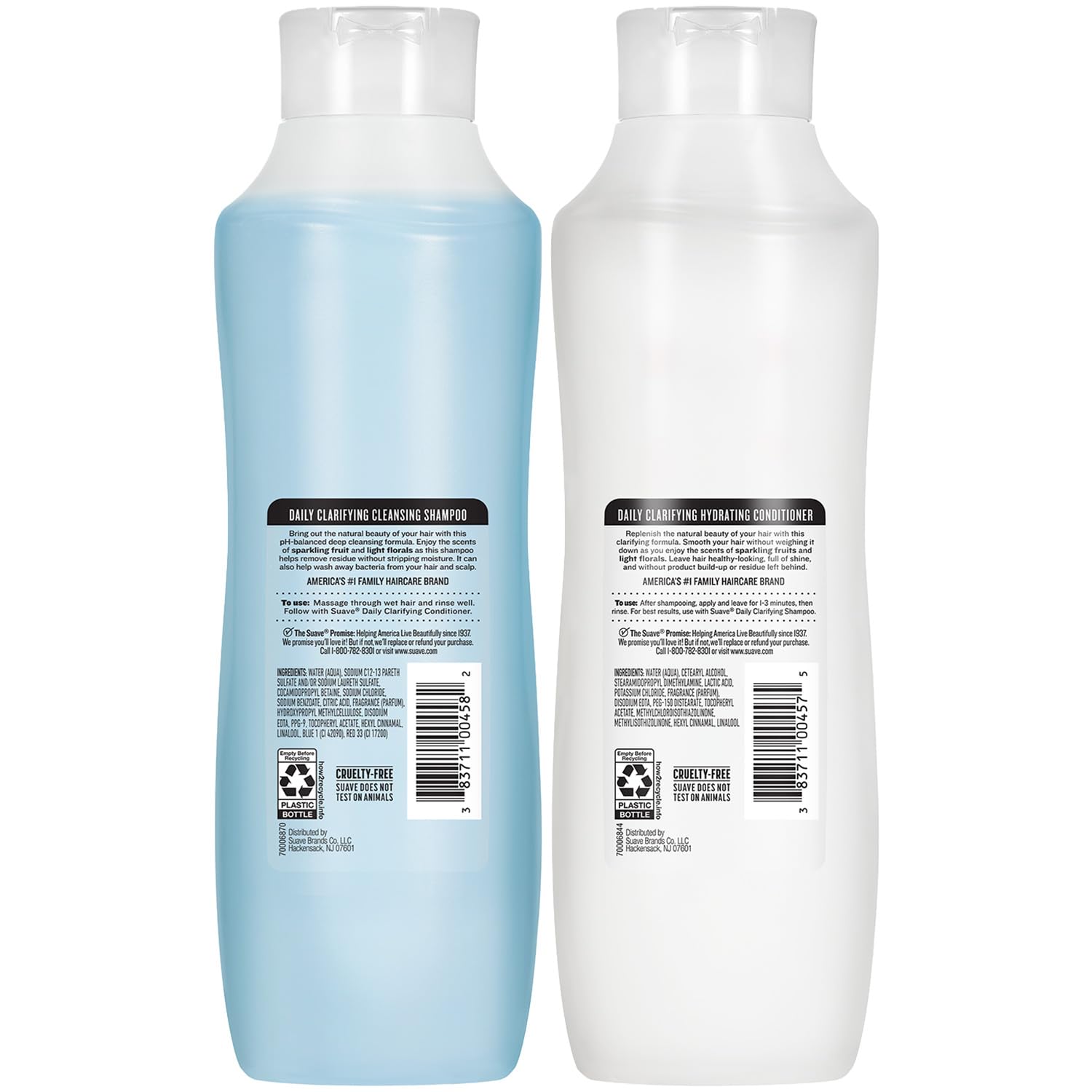 Suave daily clarifying set packaging image