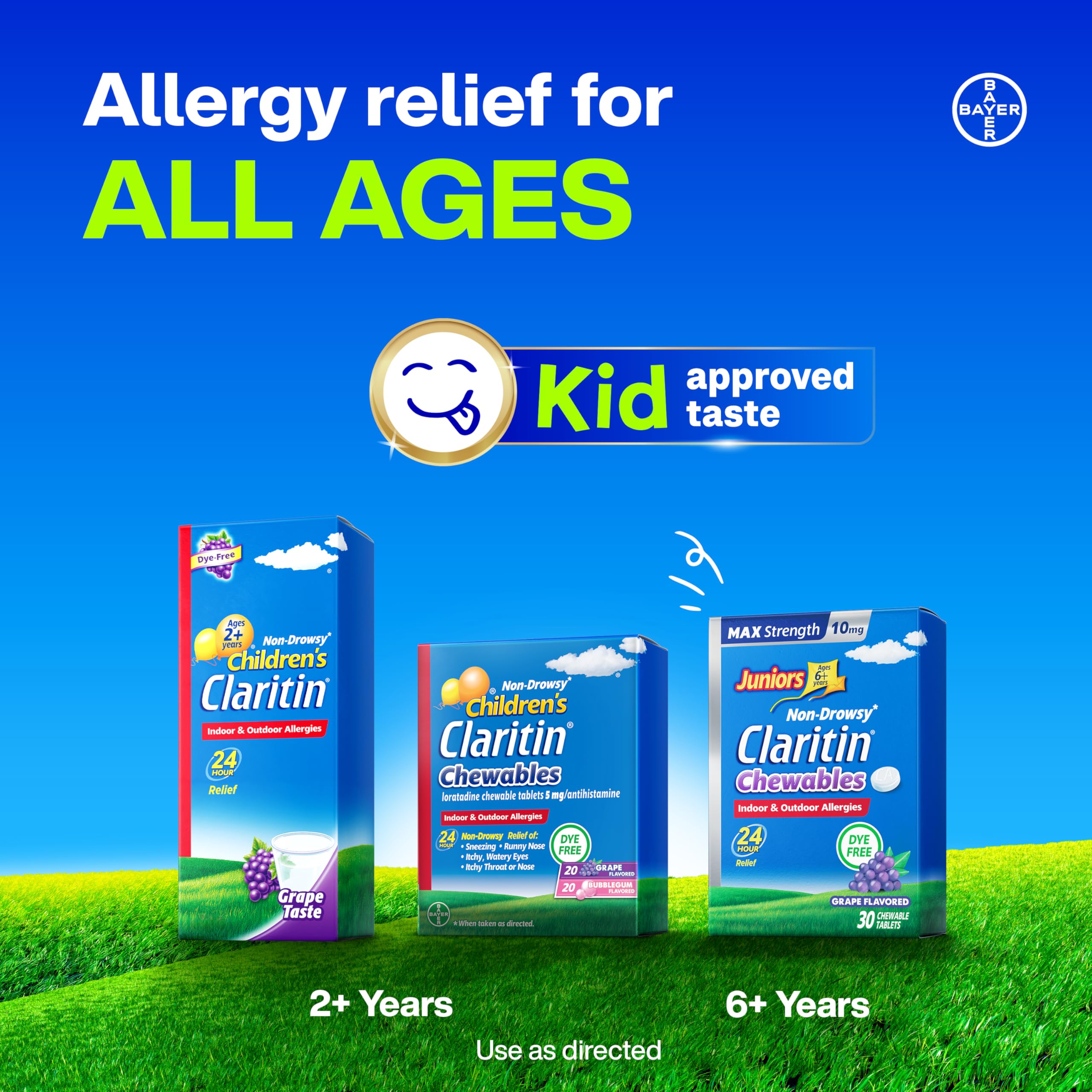HSA/FSA eligible Claritin liquid for kids