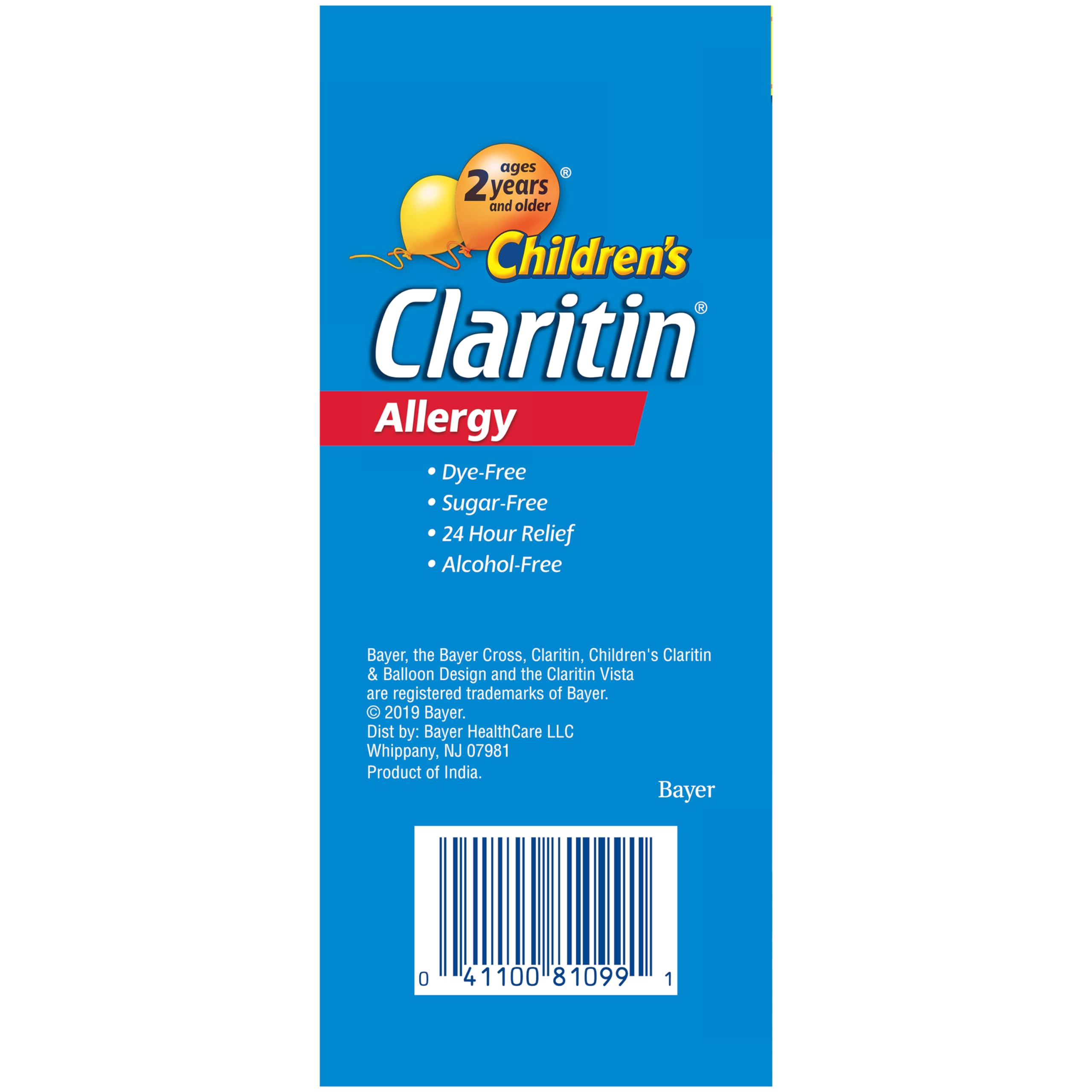 Claritin liquid allergy medicine for kids 8 oz