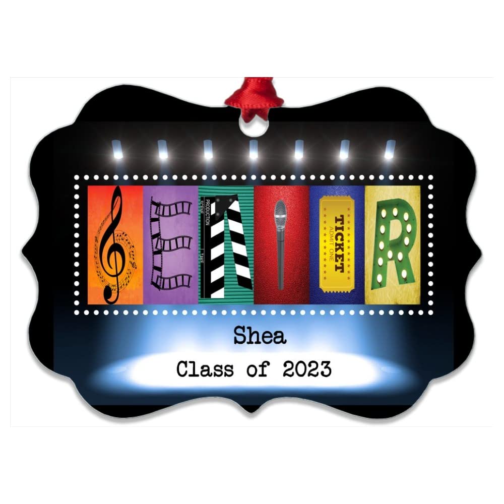 Class of 2023–2026 ornament with customization option for drama theater graduates