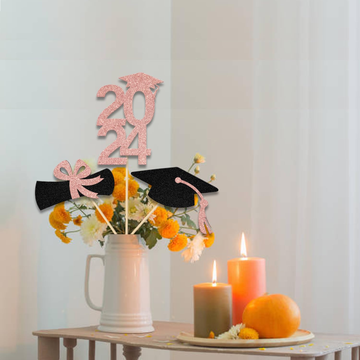 Class of 2024 reunion decorations Four Ever Sweet sticks