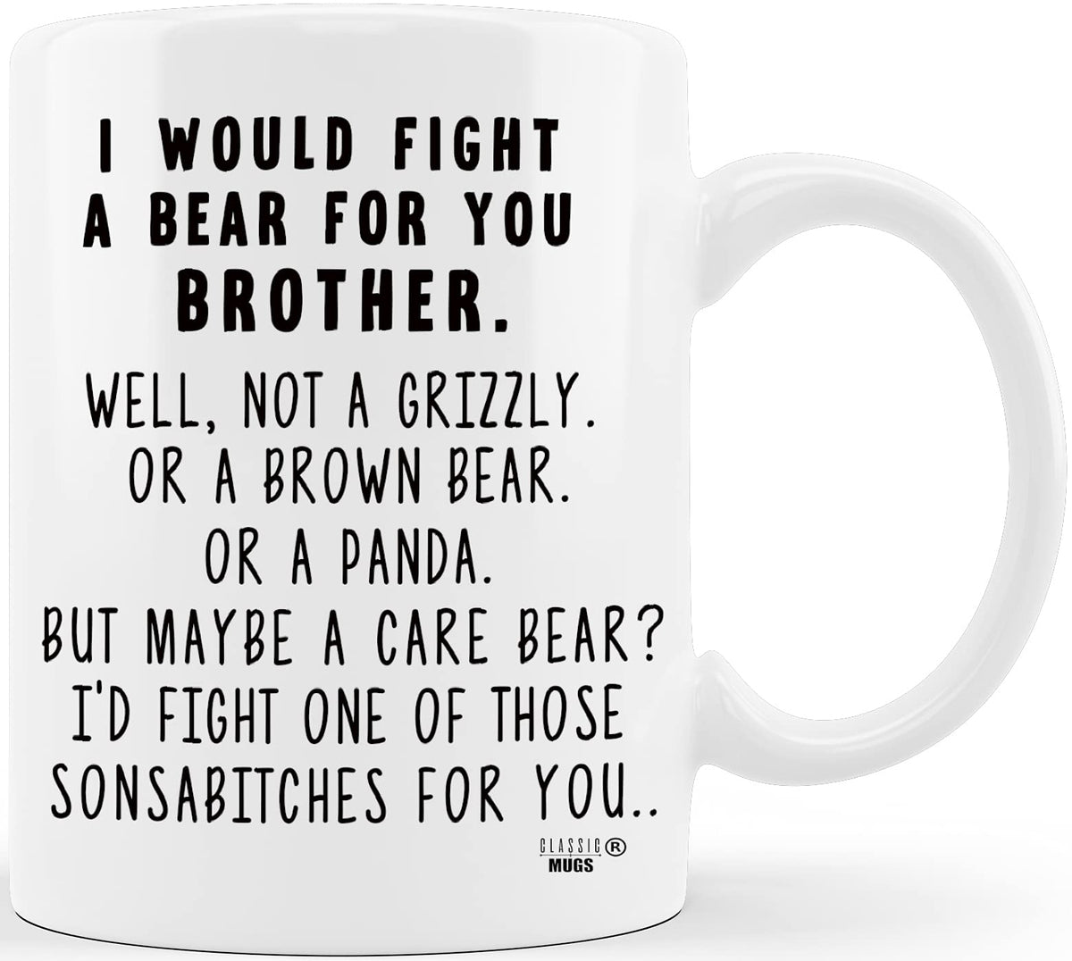 Classic Mugs brother mug 11oz