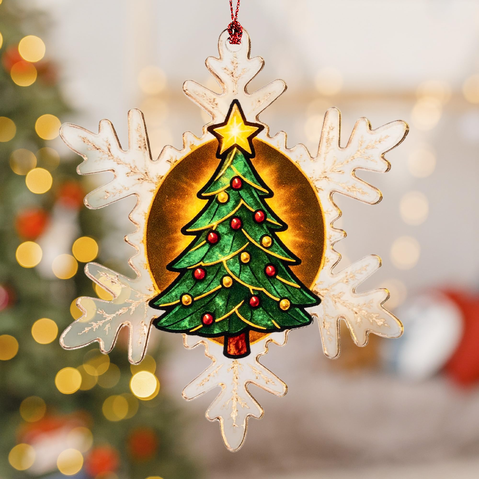 Classic ornament family keepsake holiday display