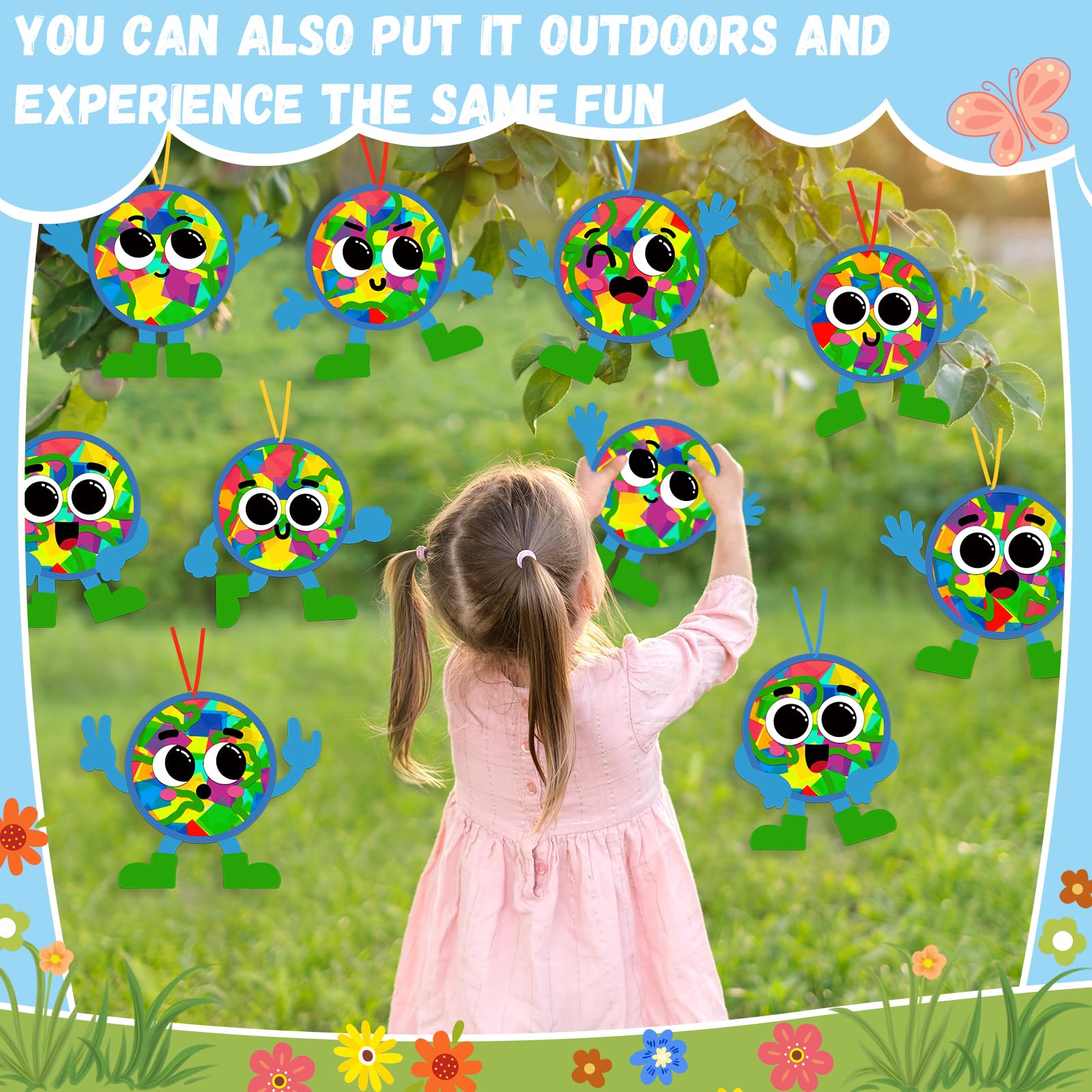 Home school Earth Day craft kit for end of project decor