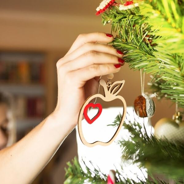 Classroom keepsake wood ornament for teachers and students