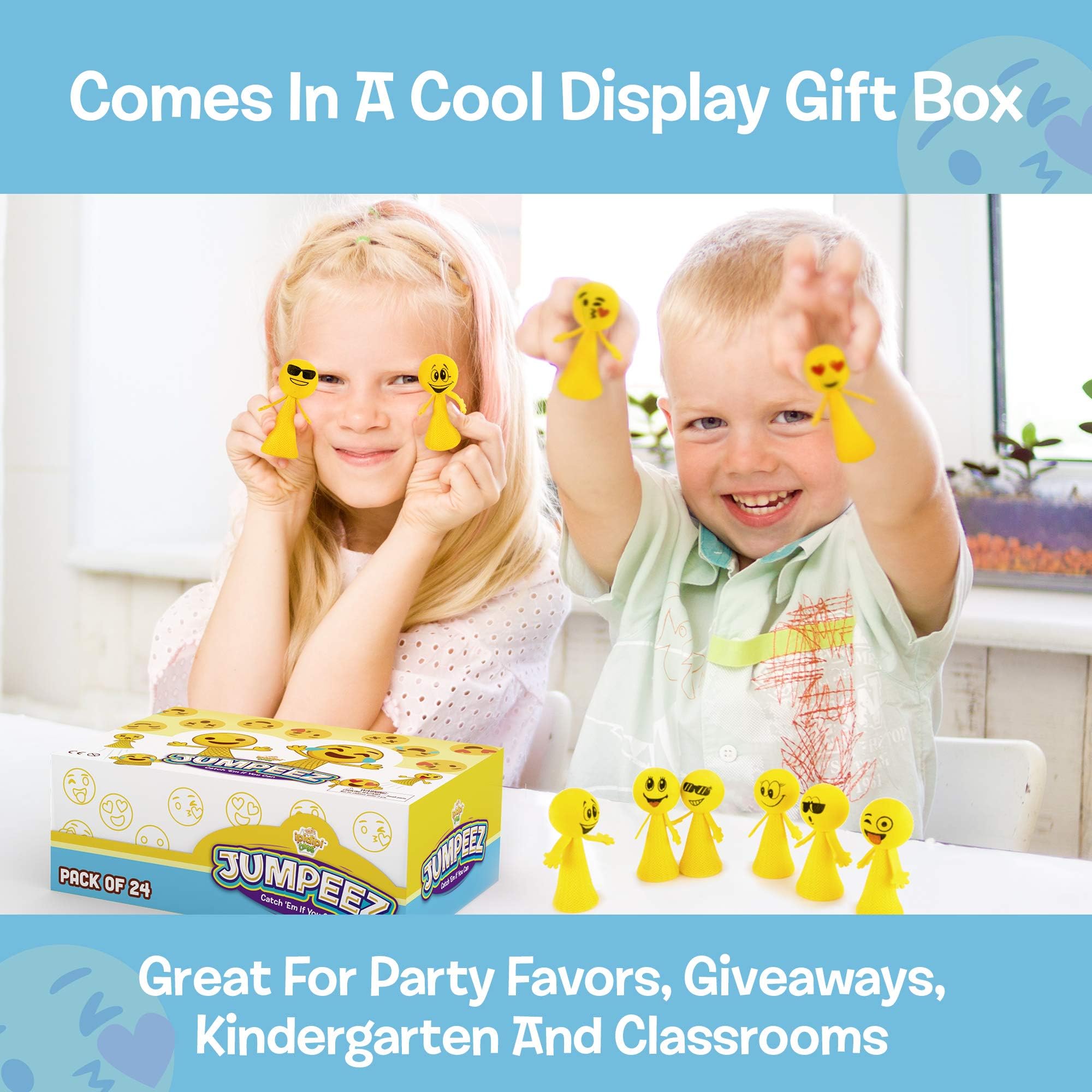 Party favors and reward boxes with jumping poppers image