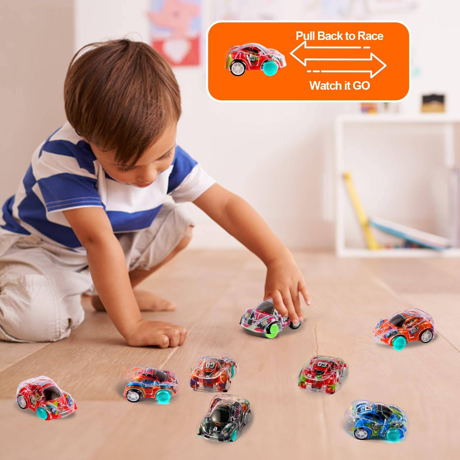 Goodie bag filler mini cars set 50 pcs