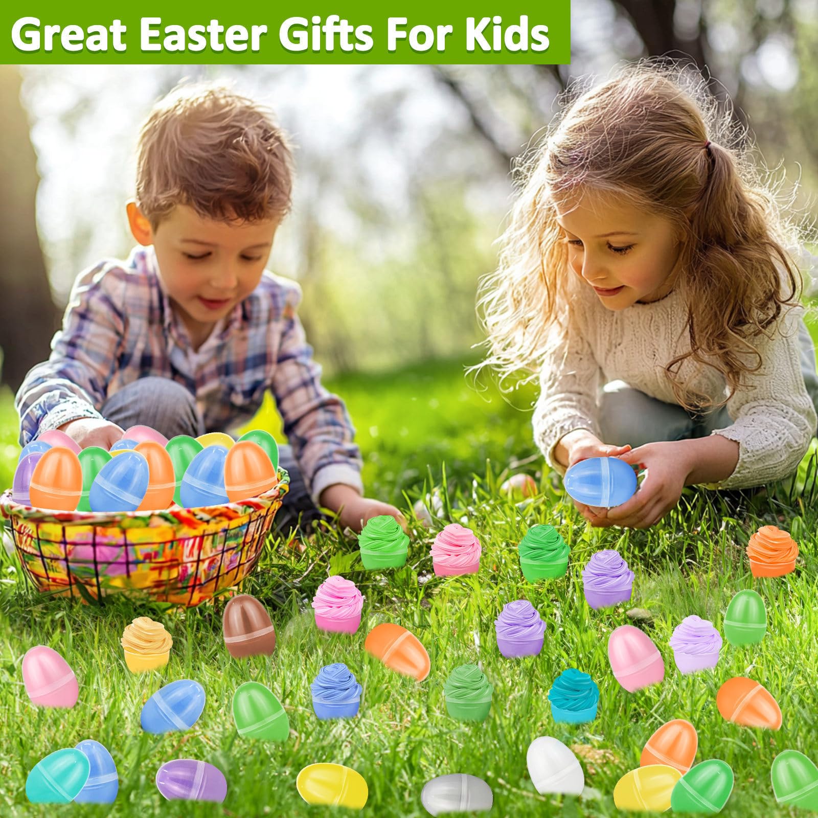 Ideal for classroom rewards and party favors Easter eggs slime