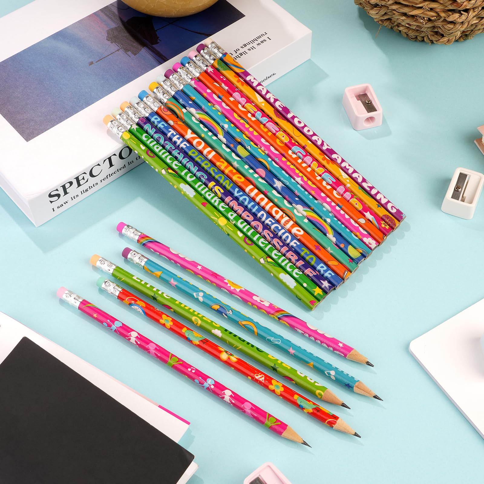 Durable wood #2 pencils with erasers for classroom use