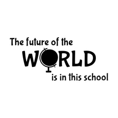 Classroom wall decal quote for teachers and students alt text