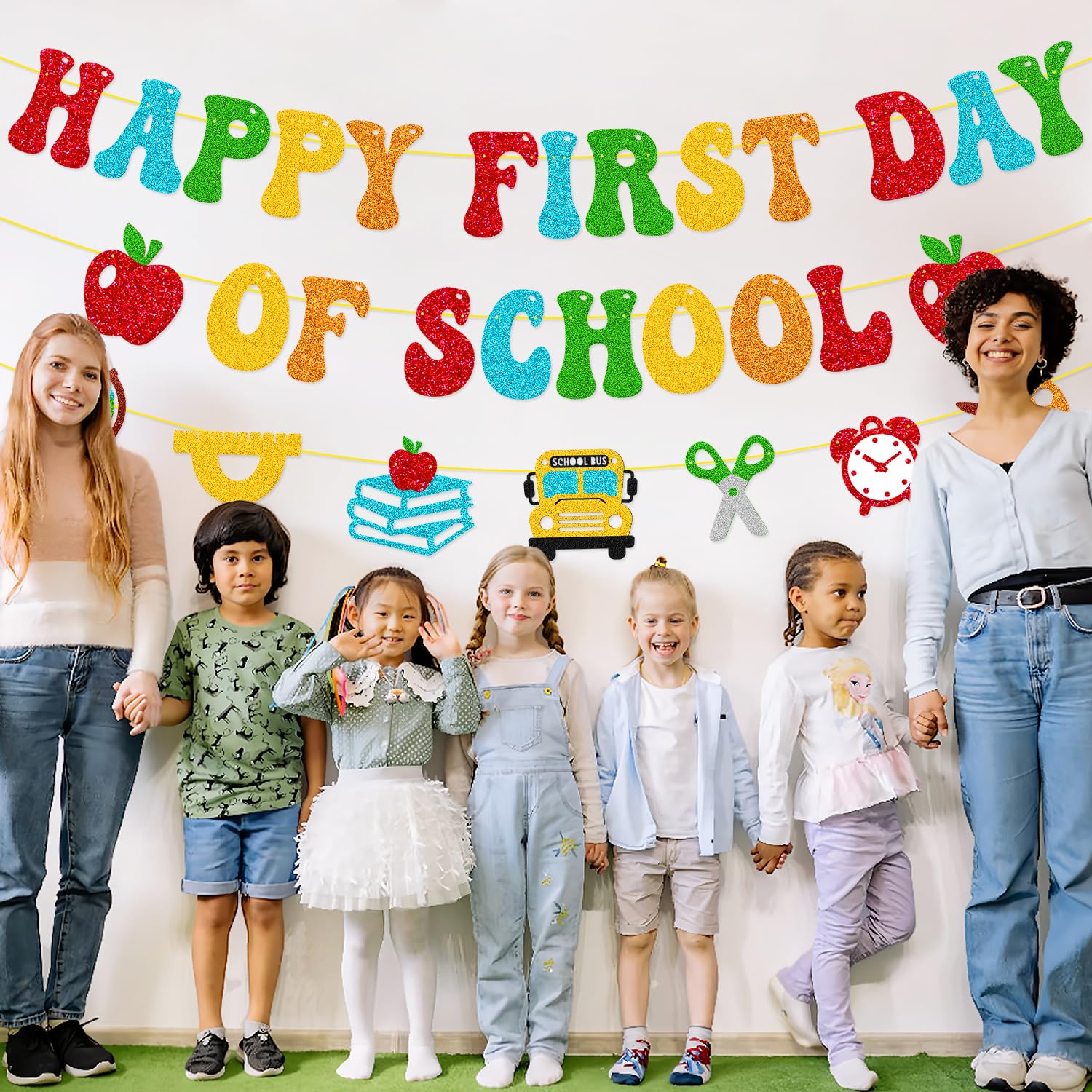 Classroom welcome banner display