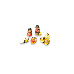 Indoor decor nativity set Afro Peruvian style