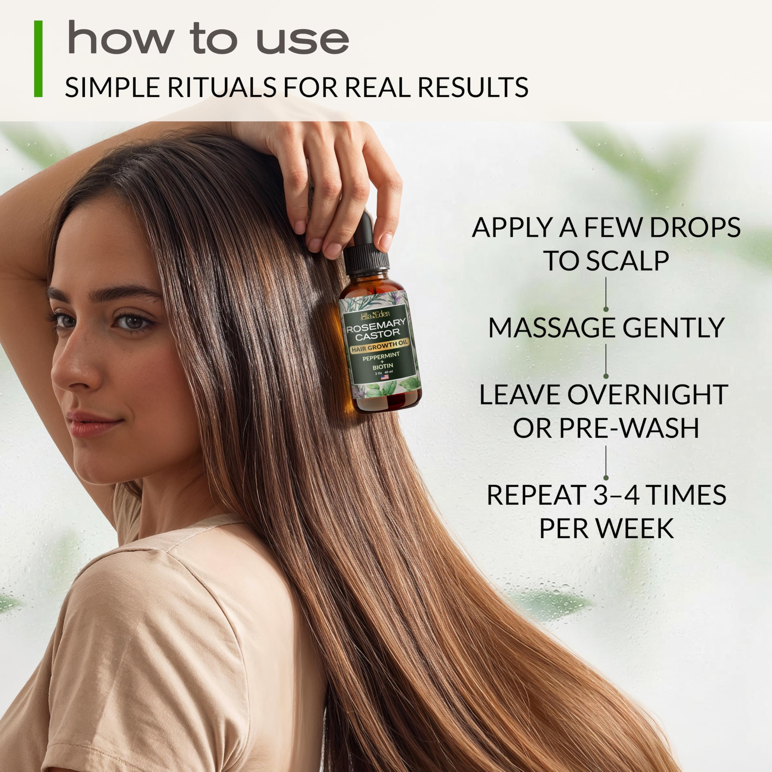 Clean beauty commitment hair growth oil cruelty-free 2oz