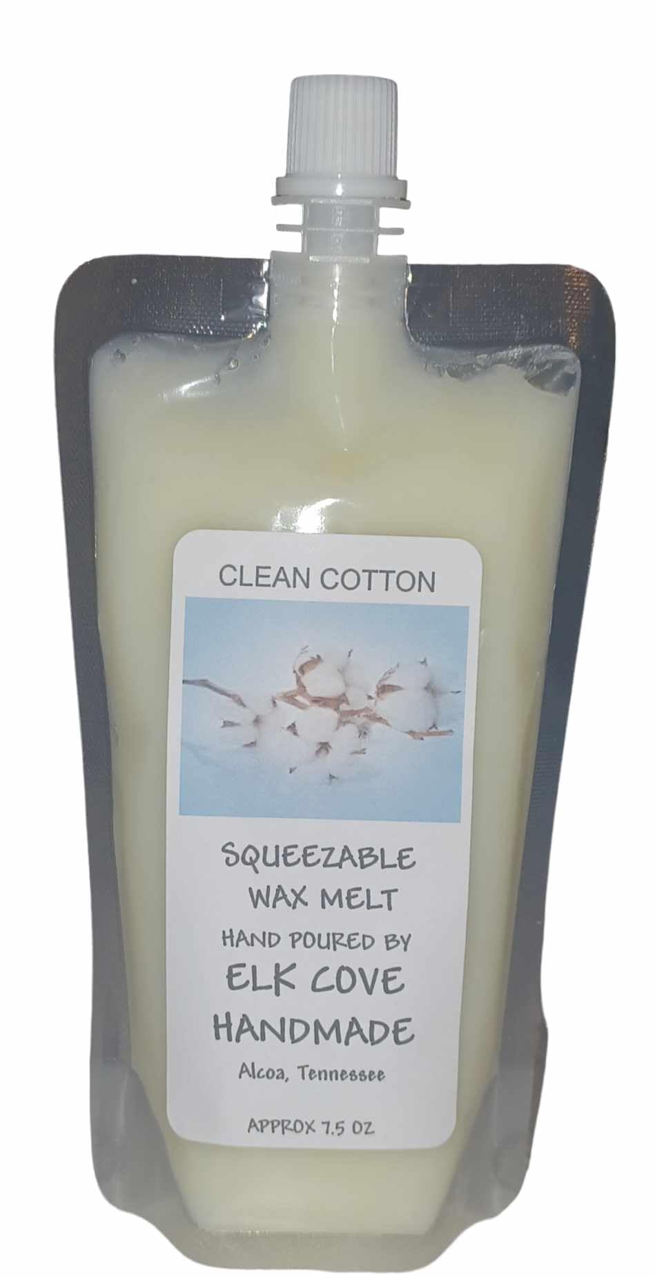 Clean Cotton Wax Melt 7.5 oz squeezable wax for warmers