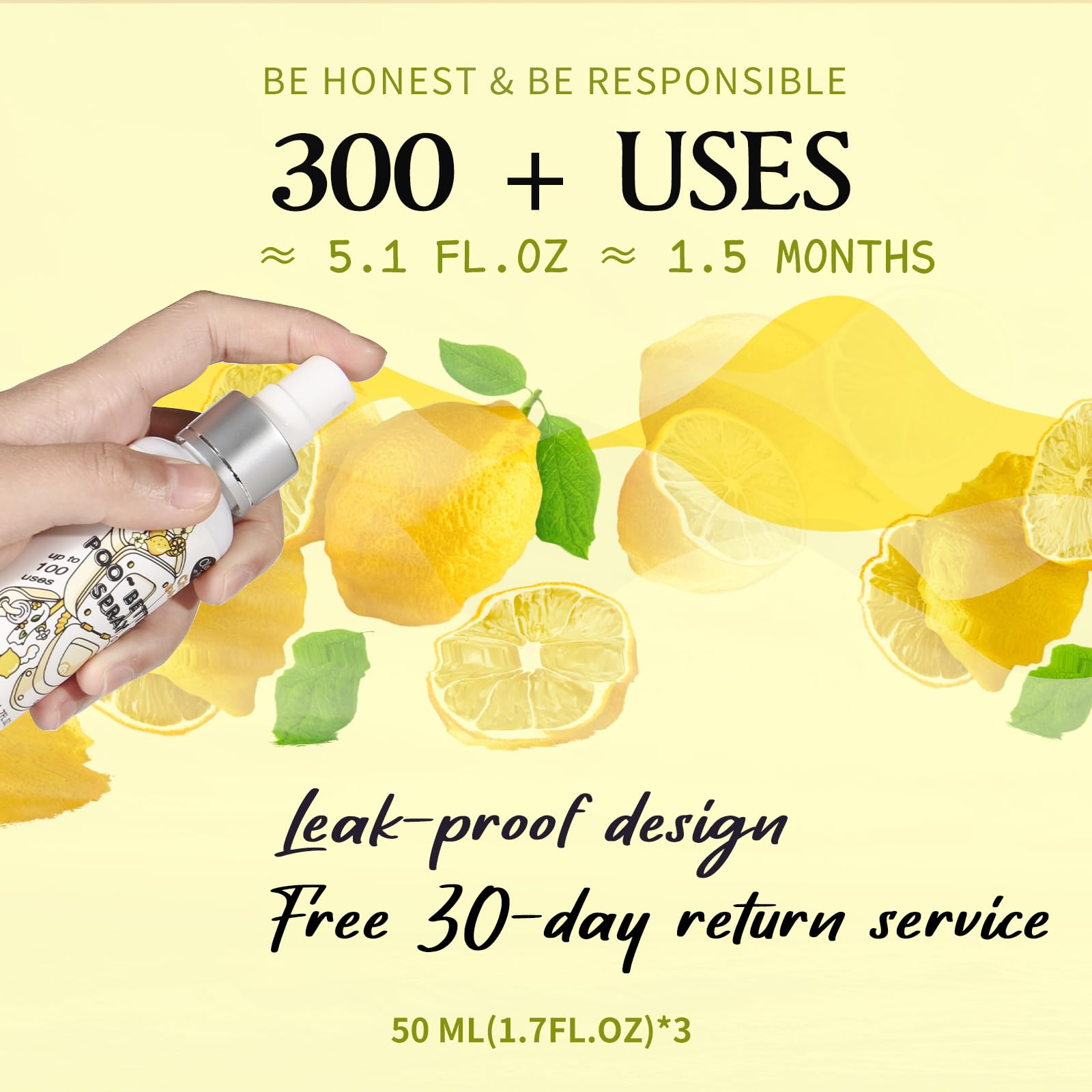 Clean-n-Fresh Toilet Spray Variety Pack of 3