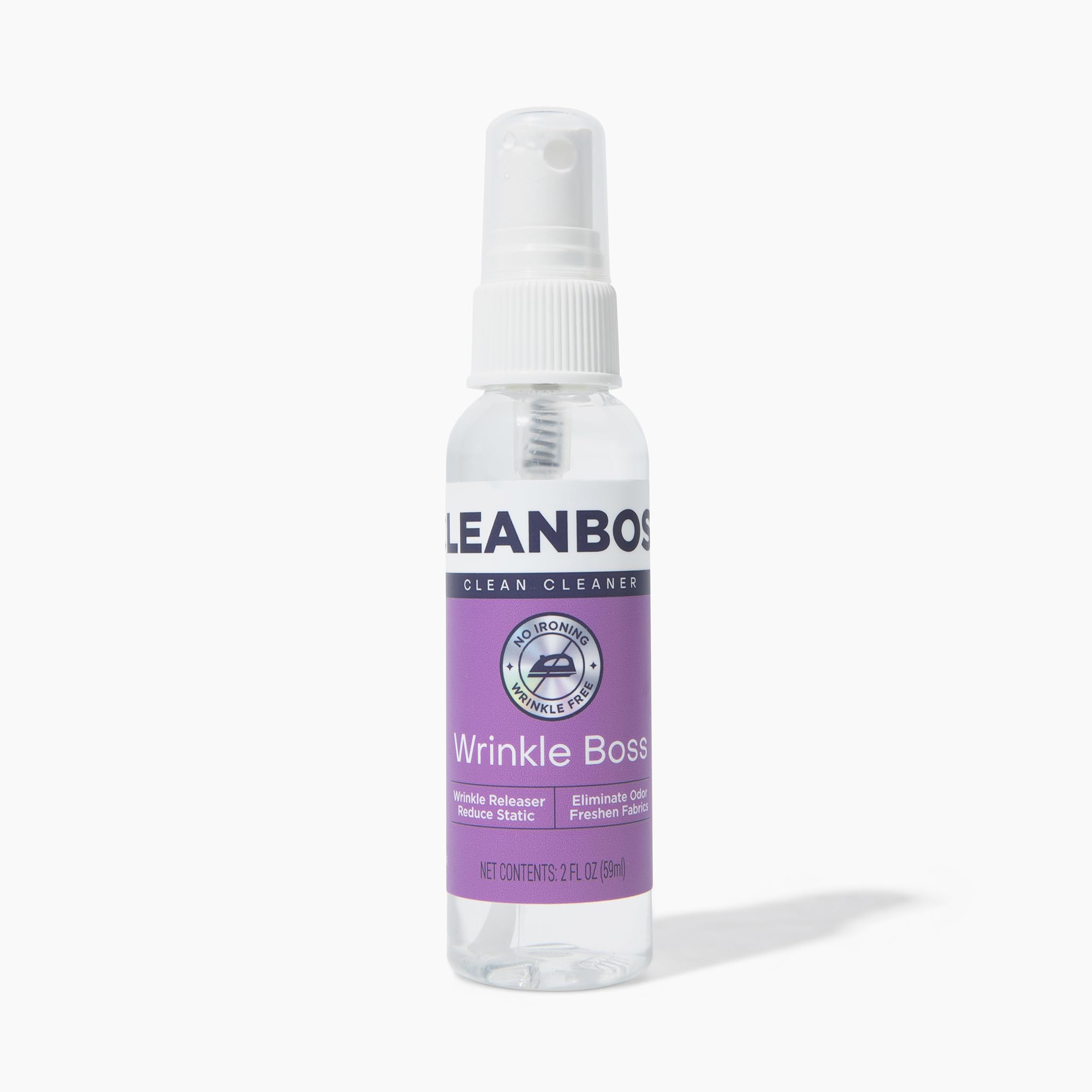 Closets suitcases and hotel room use CleanBoss spray