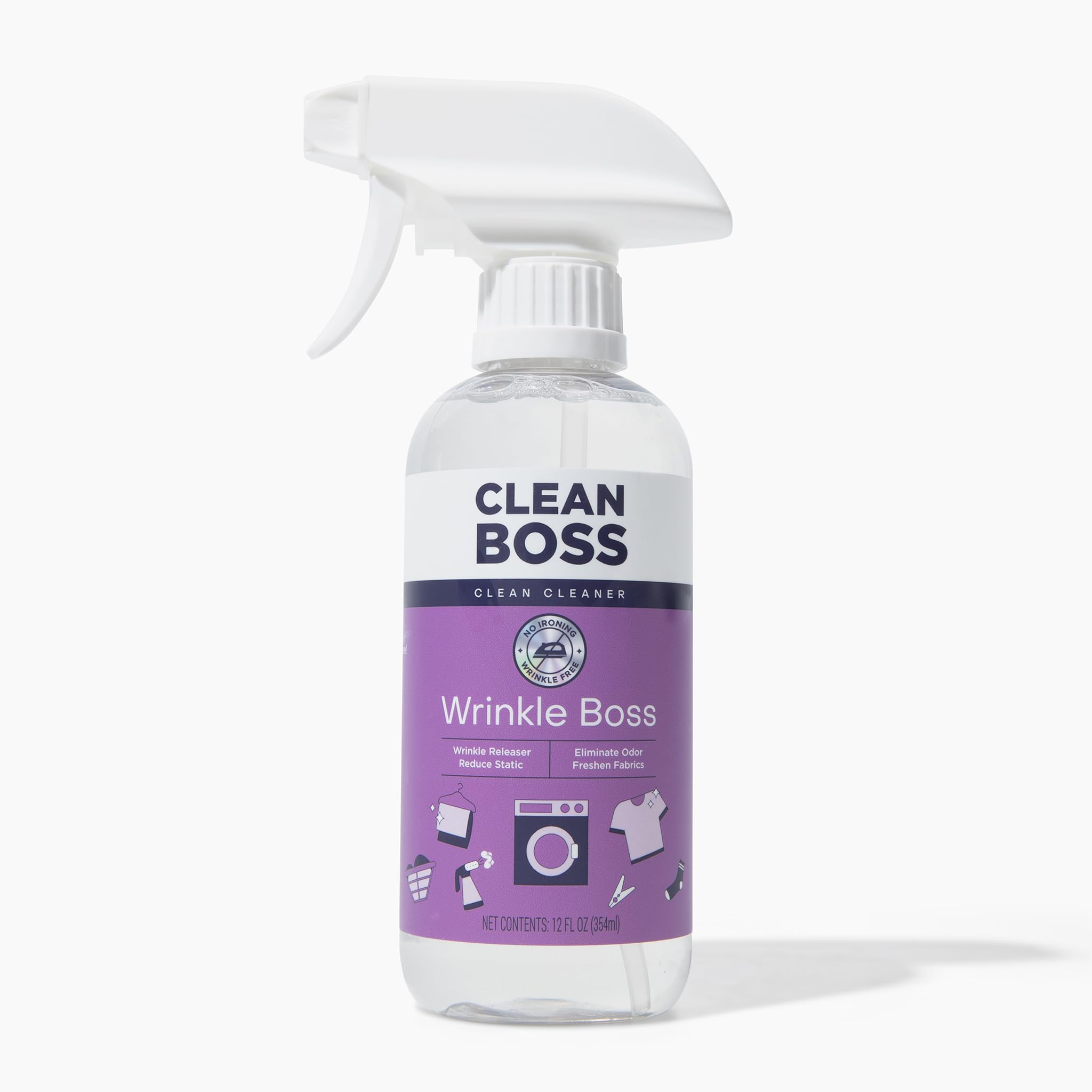 Drapes and upholstery wrinkle release with CleanBoss