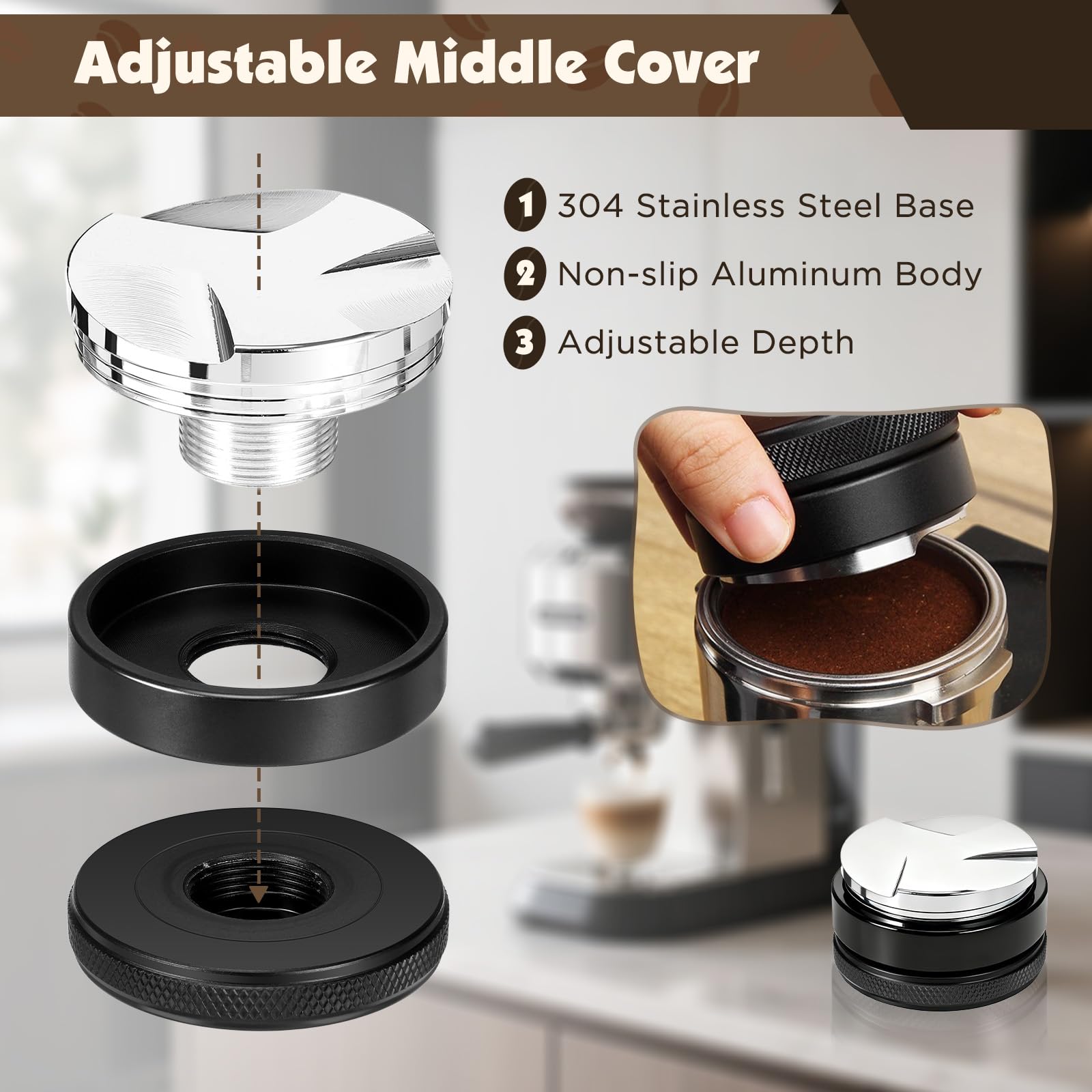 Latte art pen included for decorating espresso shots