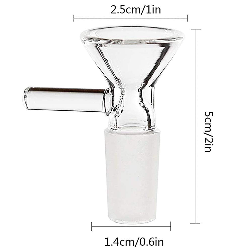 two cleaning brushes included with funnels