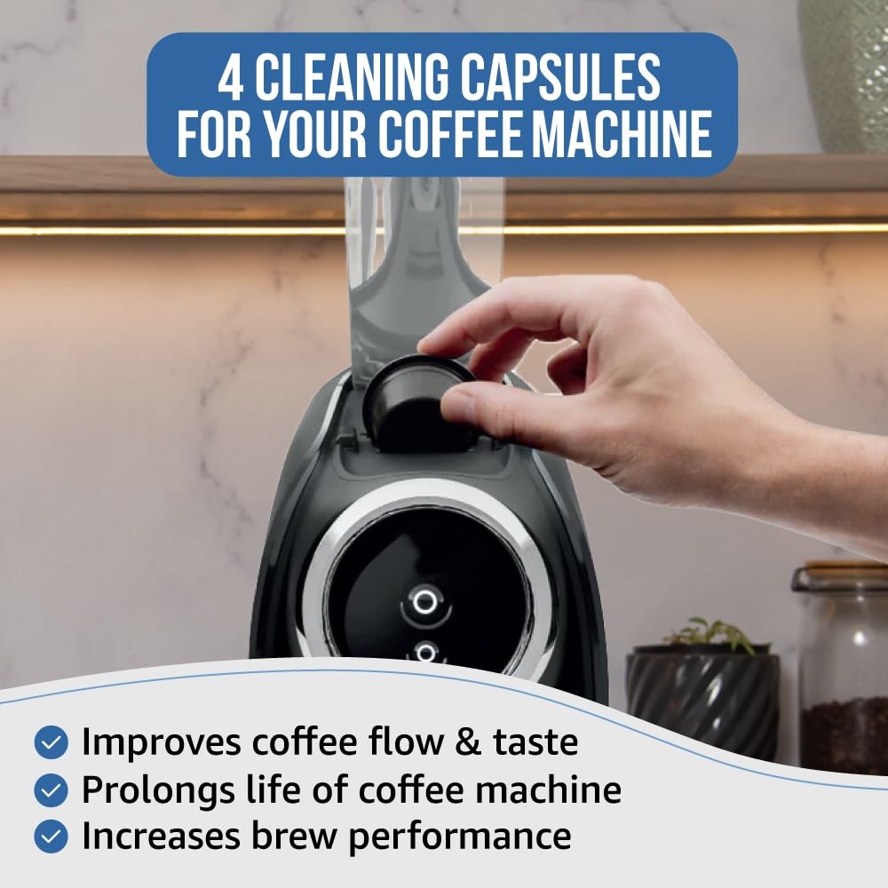 Cleaning capsules for Lavazza Blue system front view