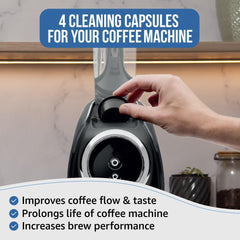 Cleaning capsules for Lavazza Blue system front view
