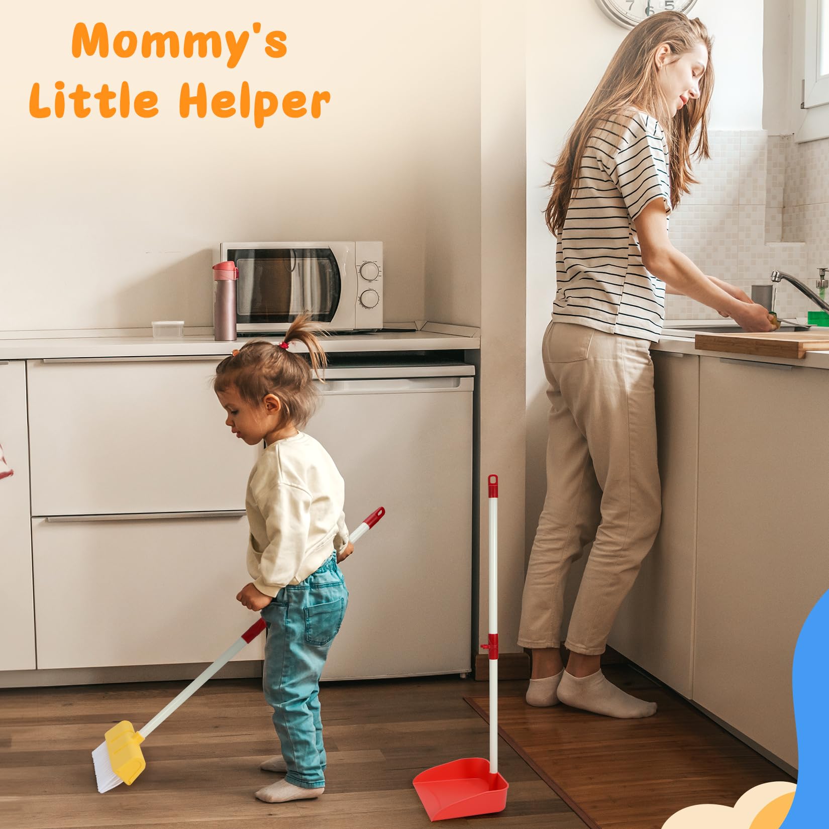 Versatile cleaning toy for small spaces and desks