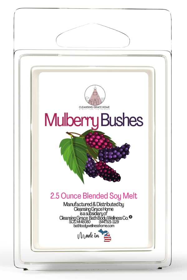 Cleansing Grace Mulberry Bush Wax Cubes 6 Piece Set