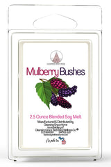 Cleansing Grace Mulberry Bush Wax Cubes 6 Piece Set