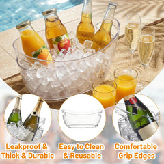 Party beverage tub 5 liter capacity with scoops