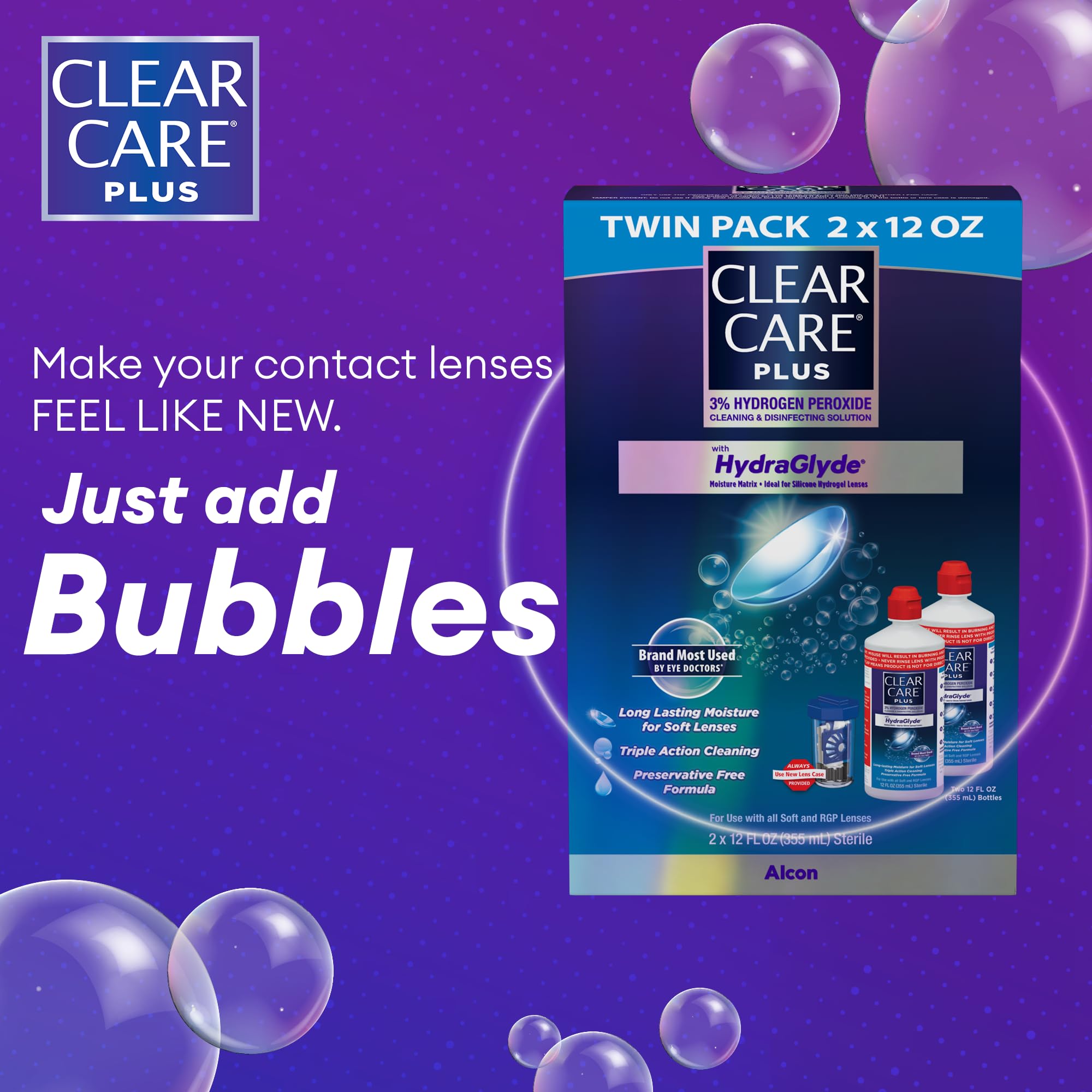 Hydrogen peroxide based cleaning solution 3% label