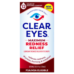 Clear Eyes Eye Drops 0.5 oz bottle
