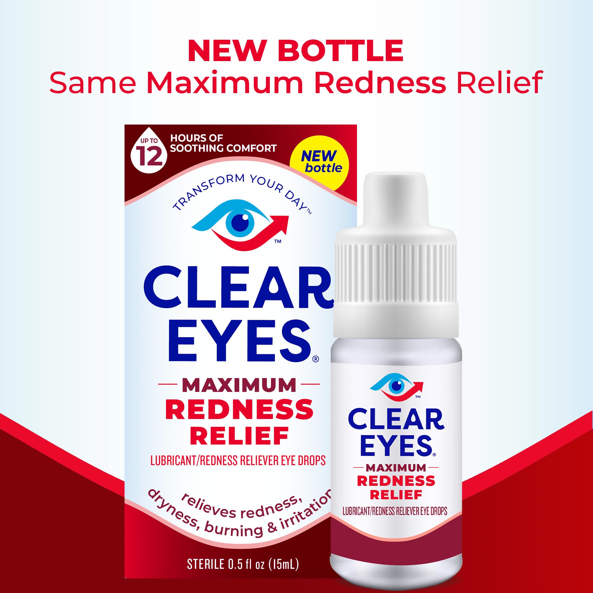 Clear Eyes Eye Drops Maximum Redness Relief 0.5 oz