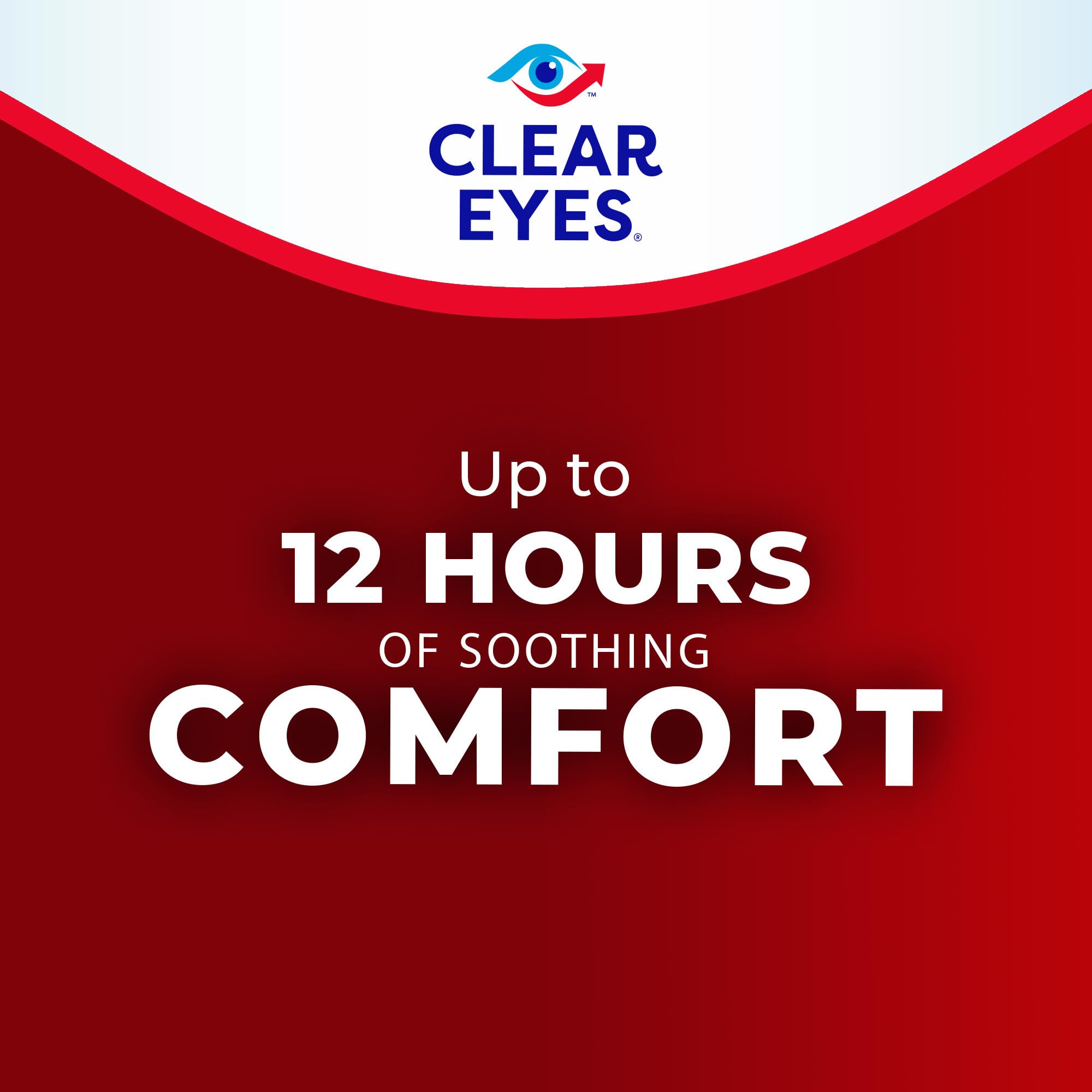 Clear Eyes eye drops for dryness and irritation 0.5 oz