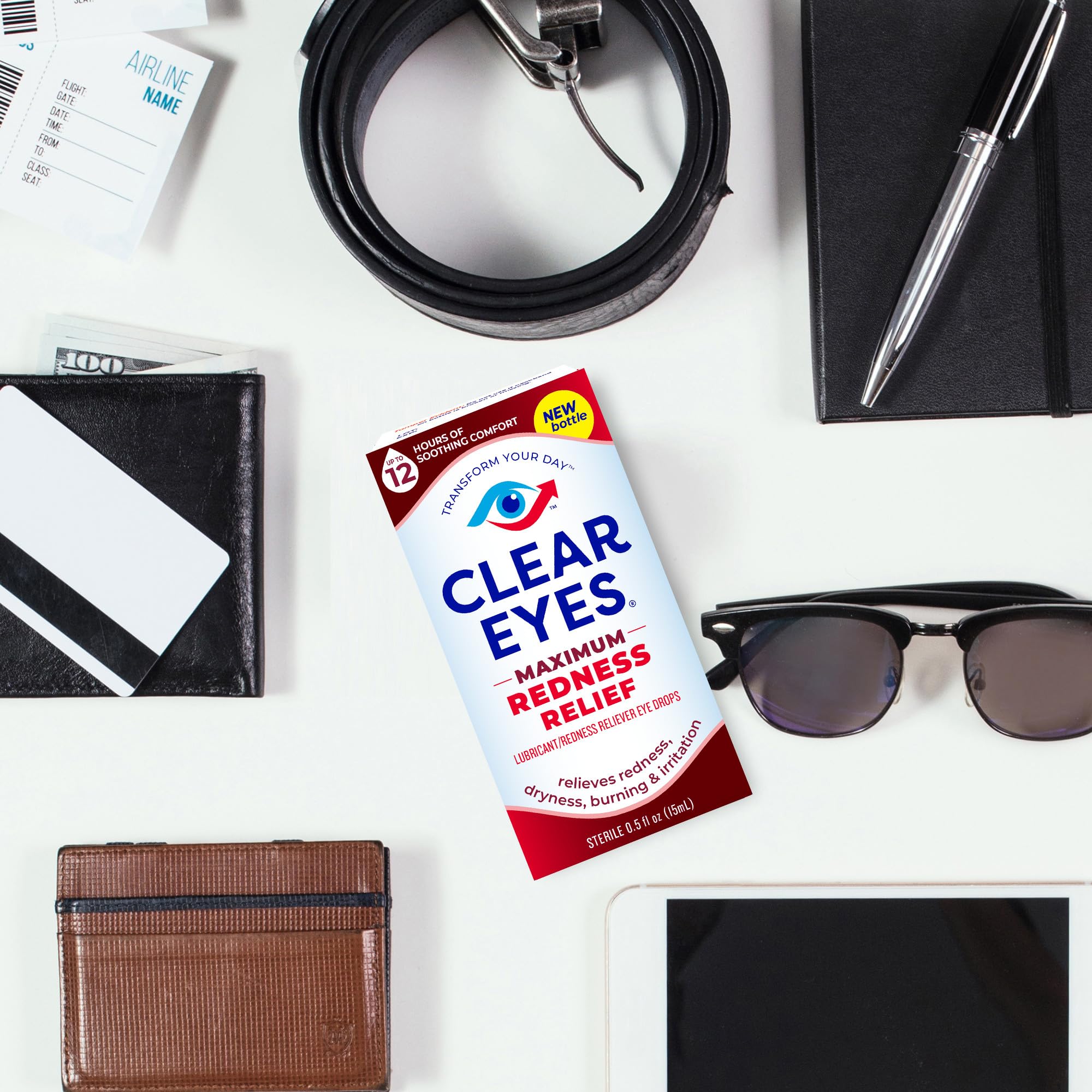 Redness relief eye drops Clear Eyes 0.5 oz