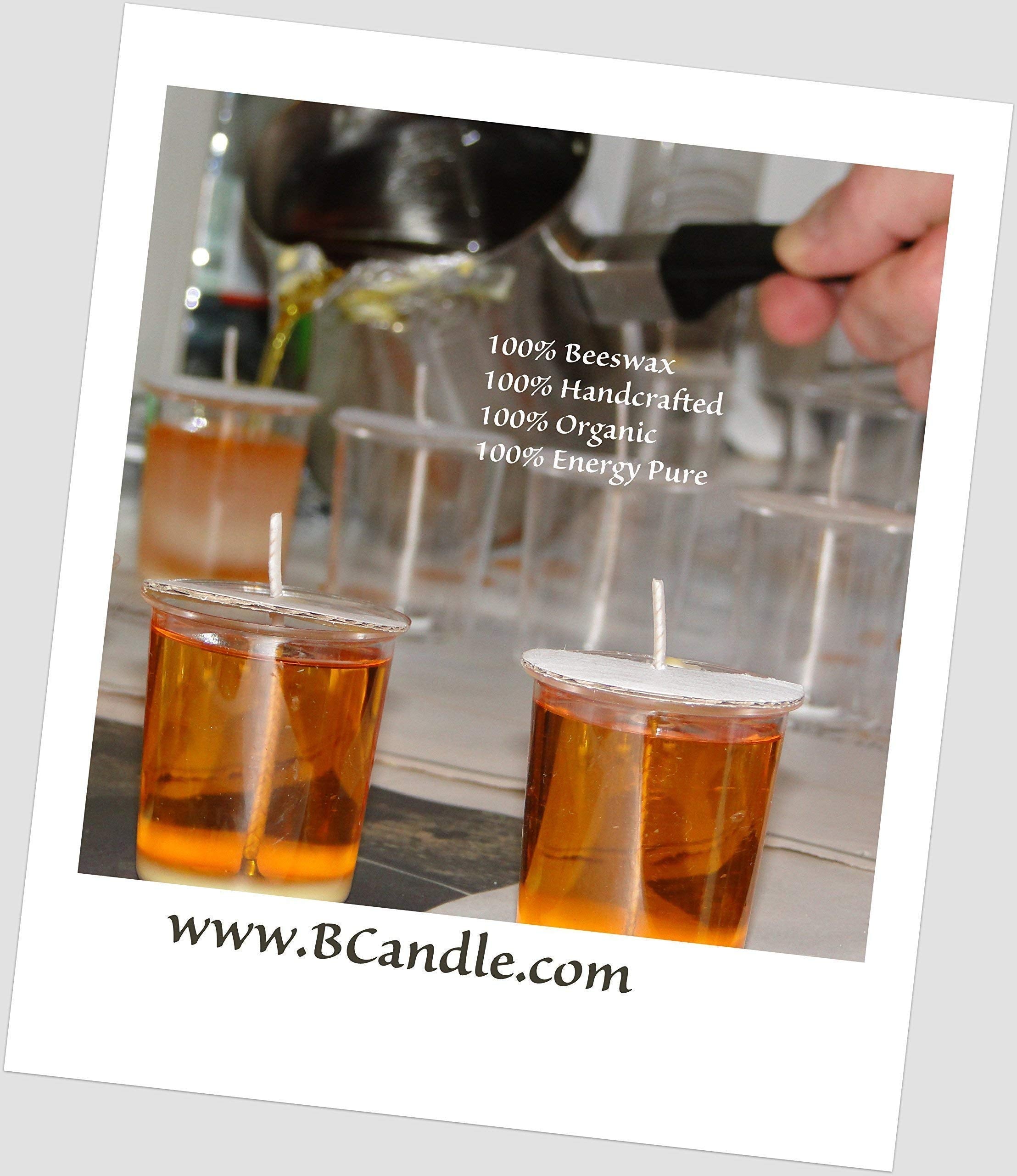 Clear glass votive candle holder 2.5in tall