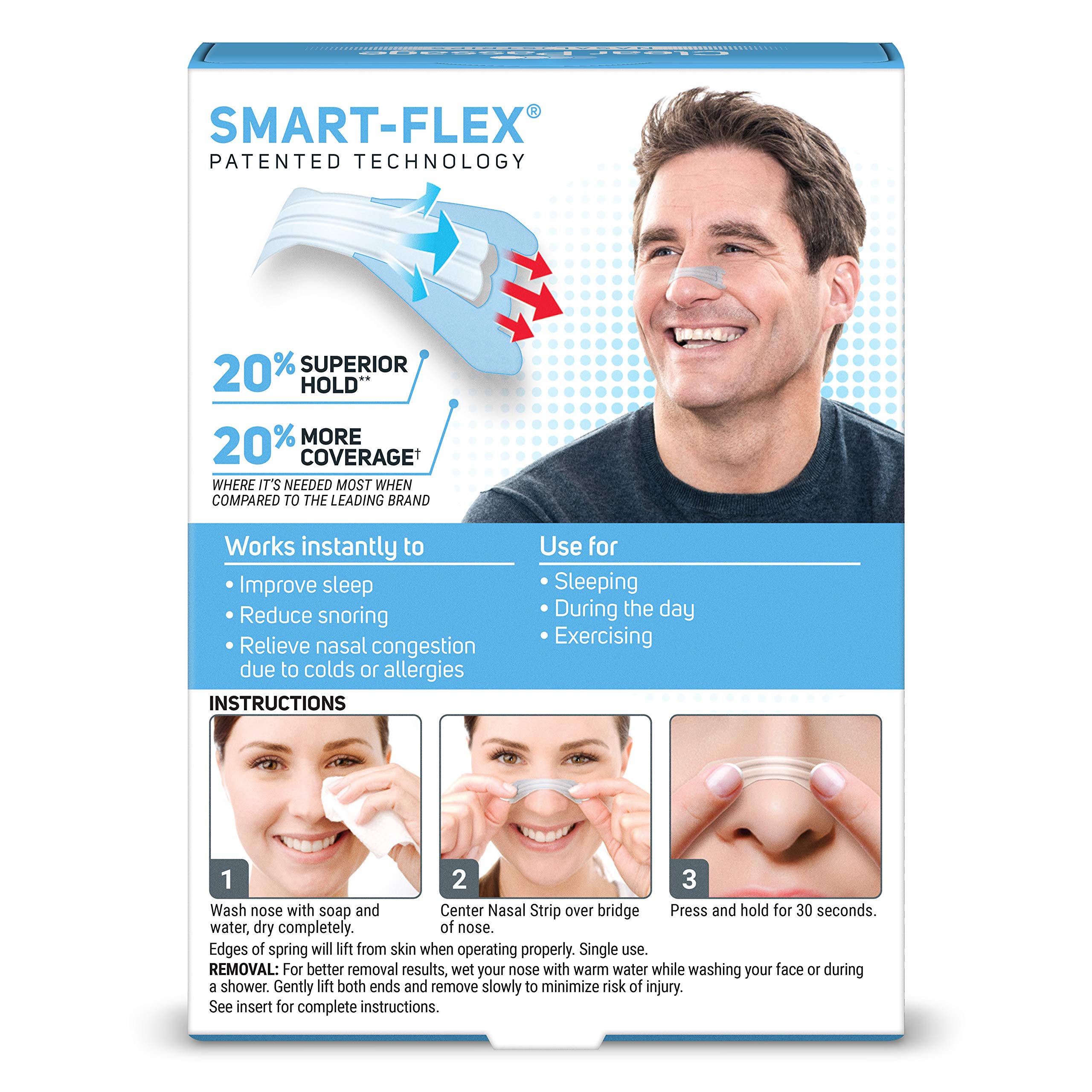 Clear Passage Nasal Strips Pack 50 product shot