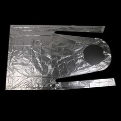 adult disposable apron clear plastic 95 x 60 cm