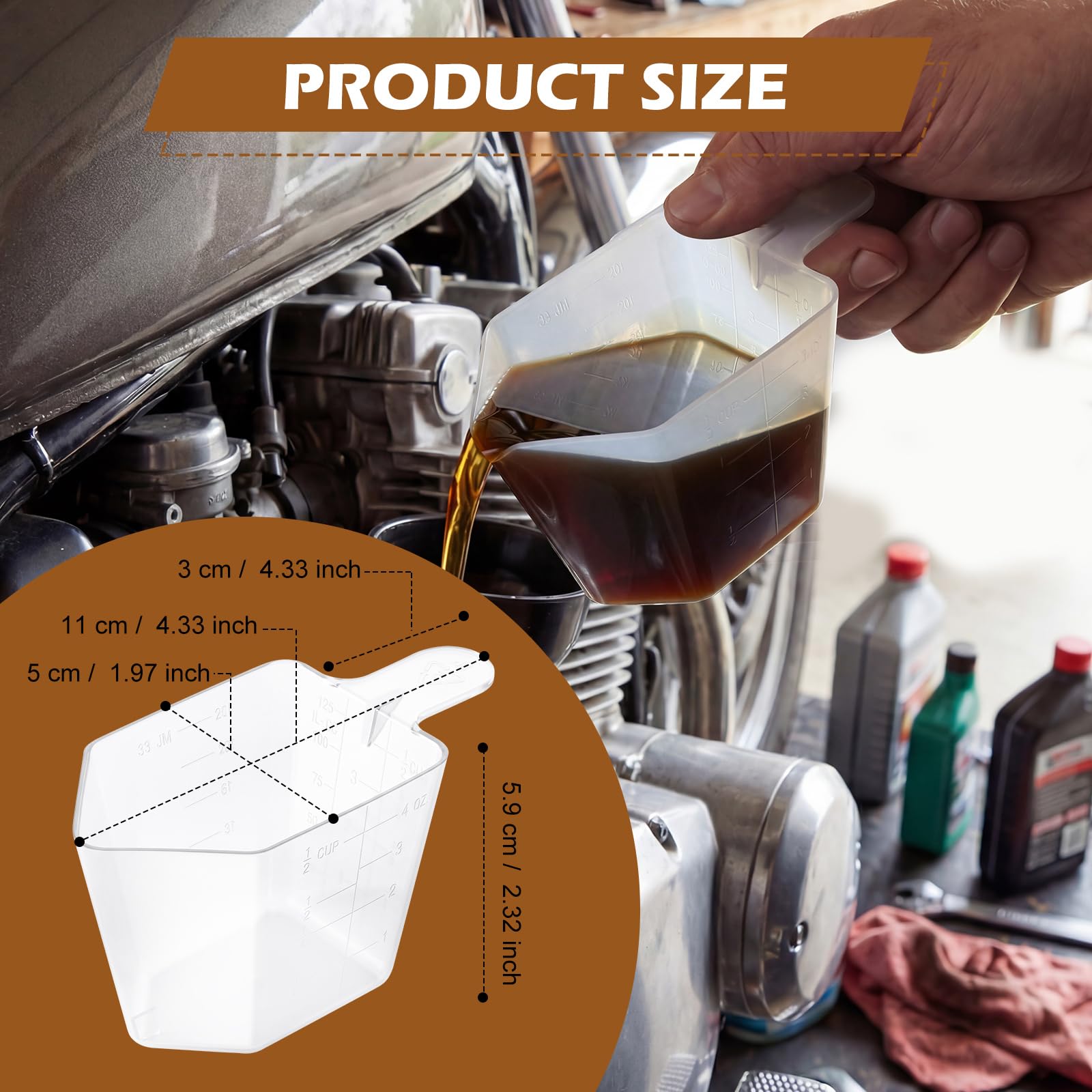 clear plastic measuring cups with easy read scale