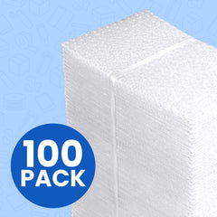 Dual-layer 3/16 inch cushioning bubble out bag pouch close up