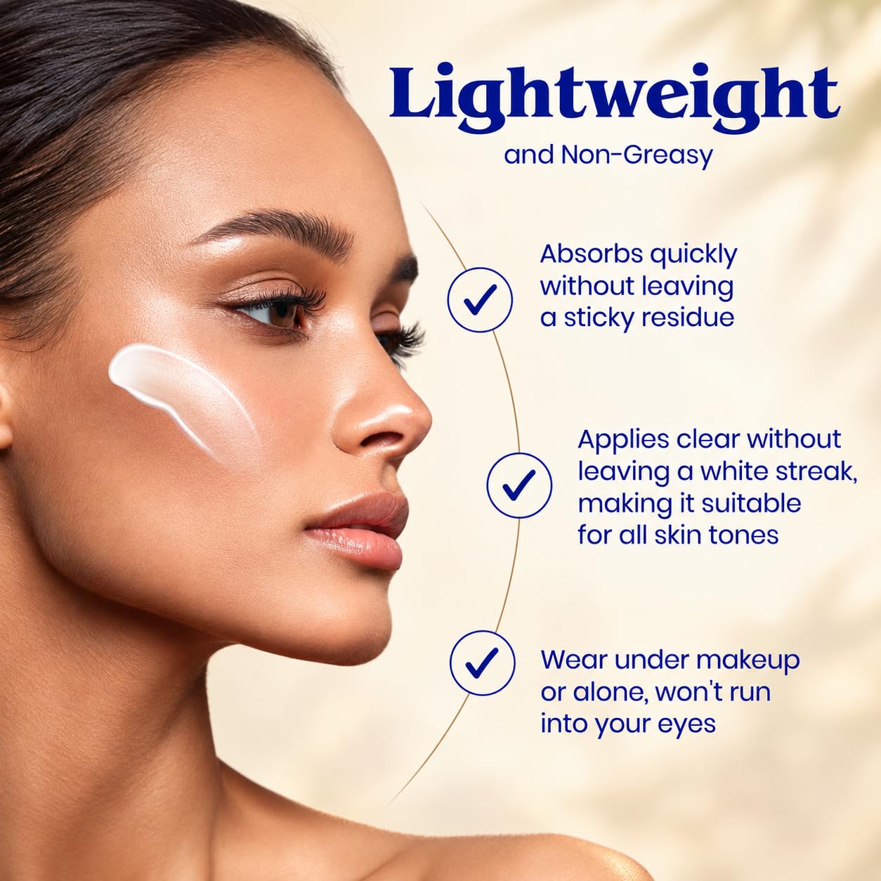 Mineral zinc oxide sunscreen for face by ClearChoice travel tube