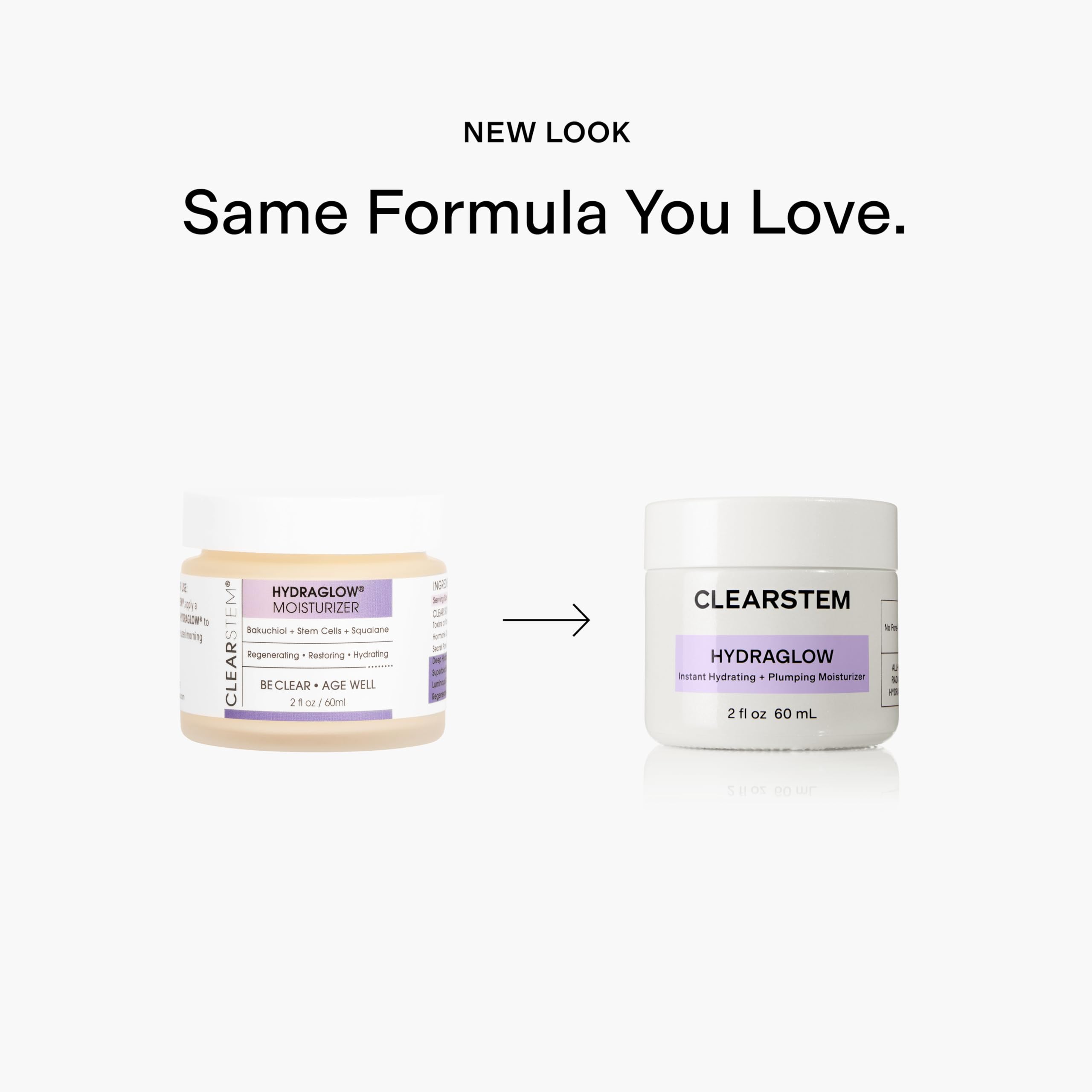CLEARSTEM skincare Hydraglow 60ml bottle in product photo