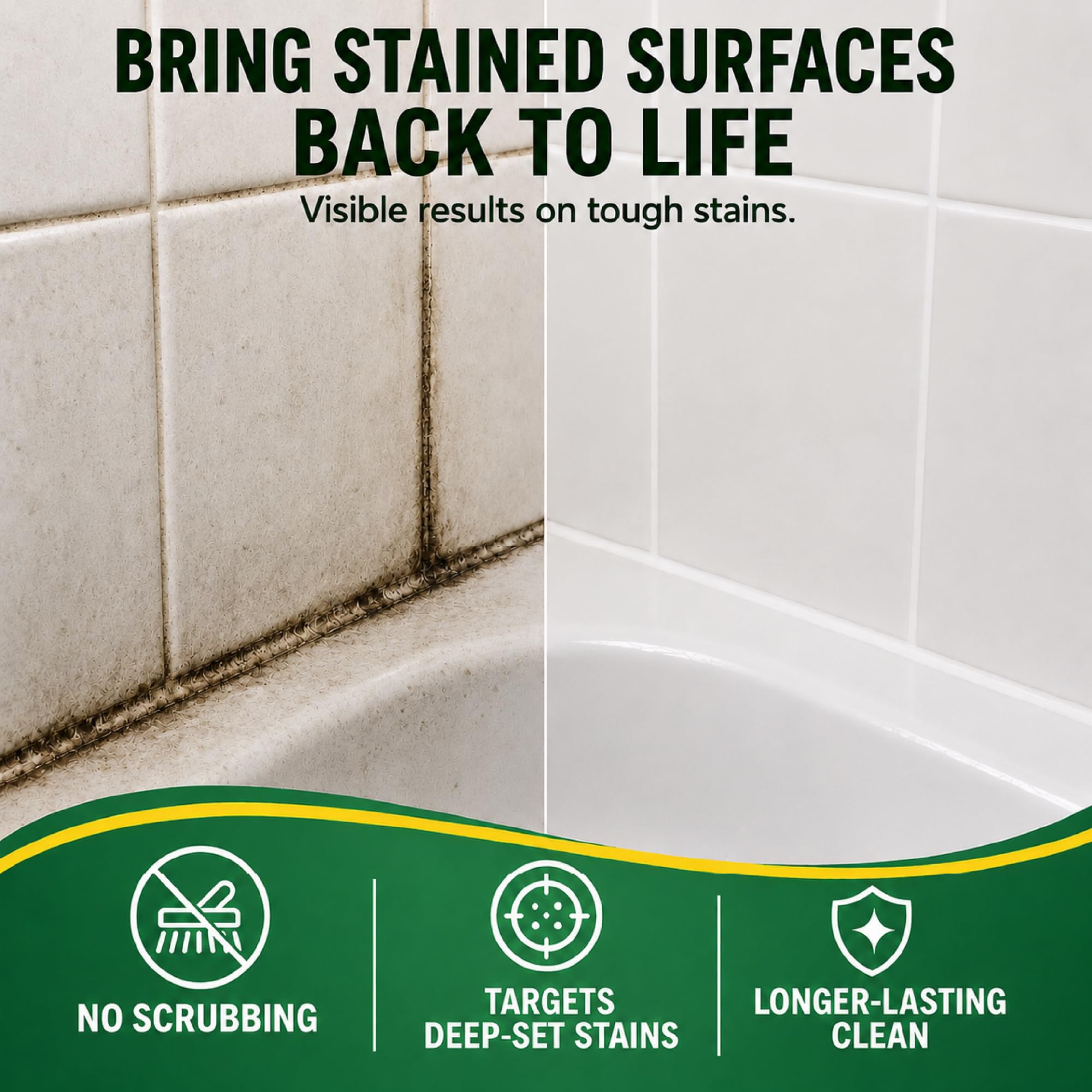 Extra strength cleaning gel for high moisture areas