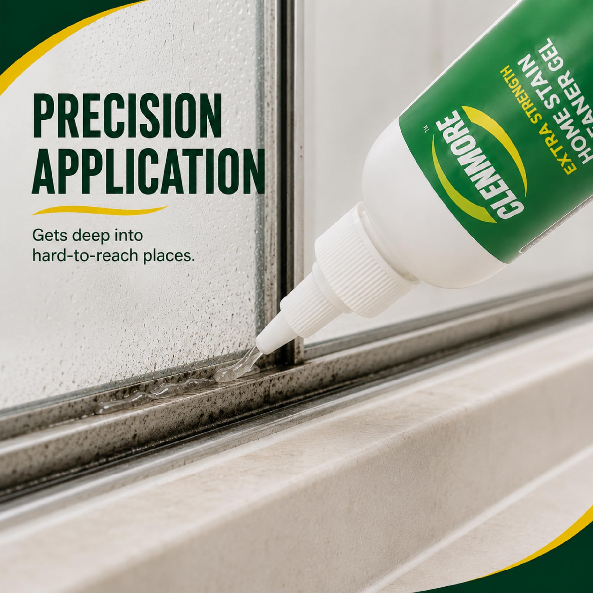 Kitchen sink cleaner use with Clenmore gel